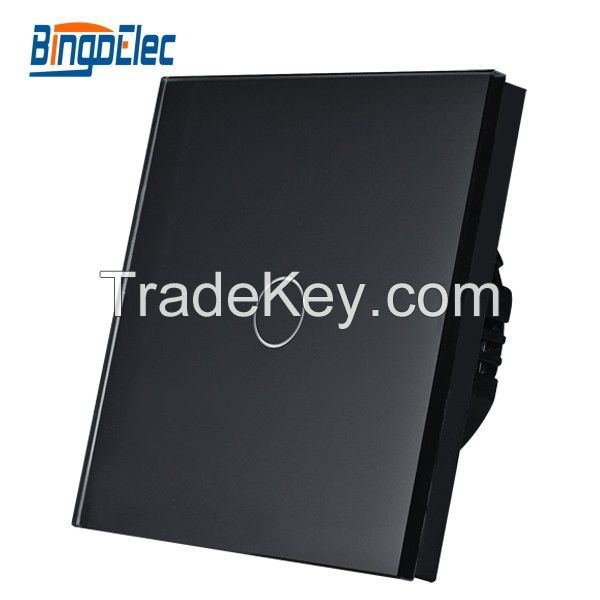 EU/UK style high quality glass smart touch wall switch