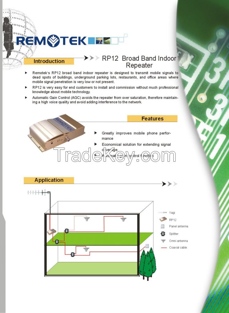 REMOTEK  GSM Repeaters For Mobile 