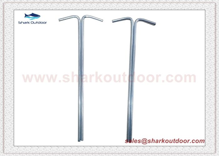 Galvanized steel round wire tent peg stake for outdoor camping