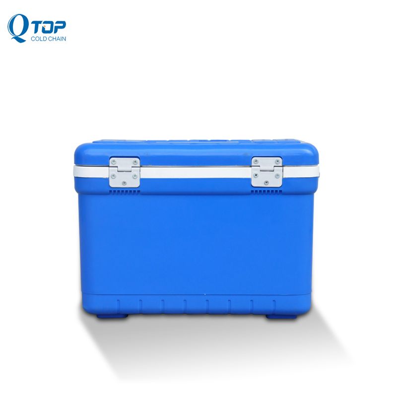cold storage box 12L plastic foam cooler box with handle in medical ice box