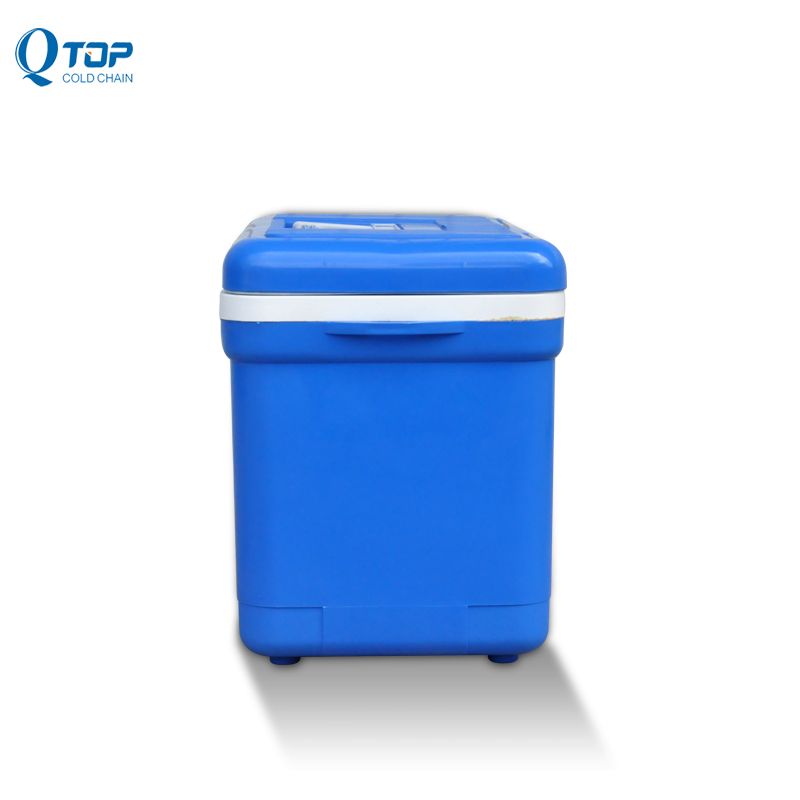 cold storage box 12L plastic foam cooler box with handle in medical ice box