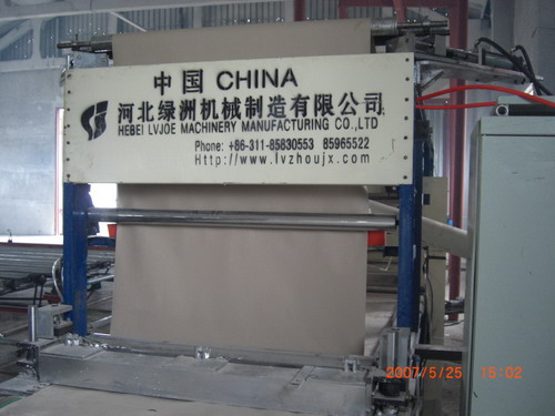 gypsum board machine