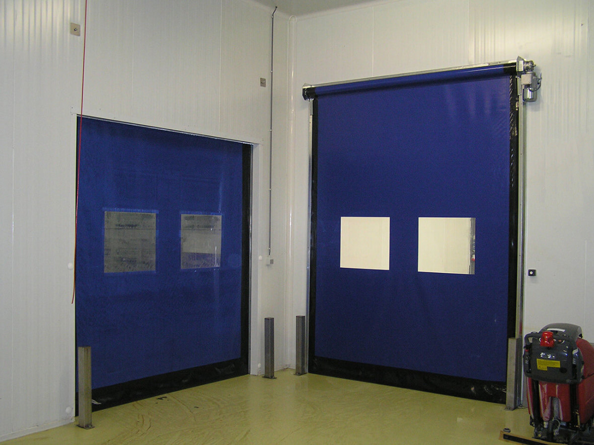 High speed clean room door