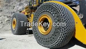 17.5-25 tire protection chain for wheel loader