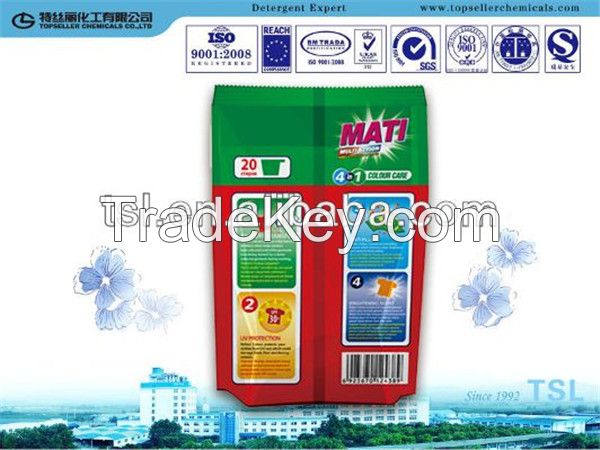 Low Density Bio Powder for Machine Washing