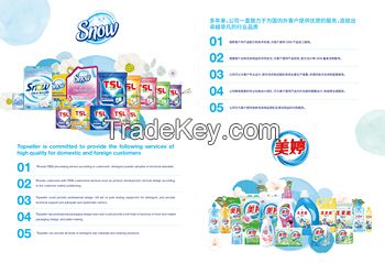 Small connected sachet hot selling Detergent Powder washing powder