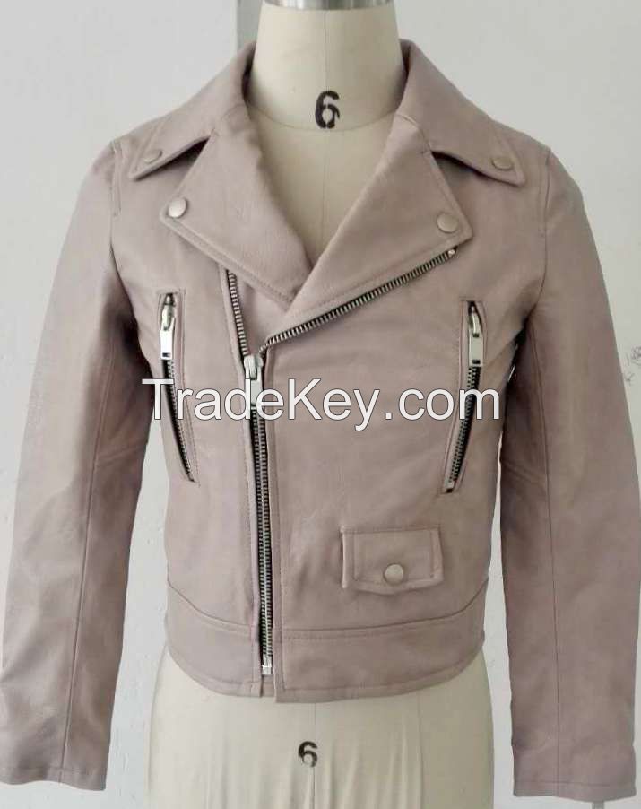 Women's faux leather jackets