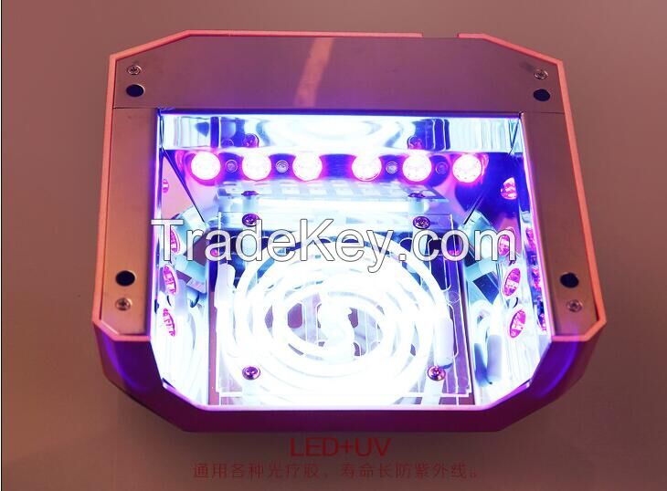 36W Diamond UV tube Led nail dryer portable nail lamp