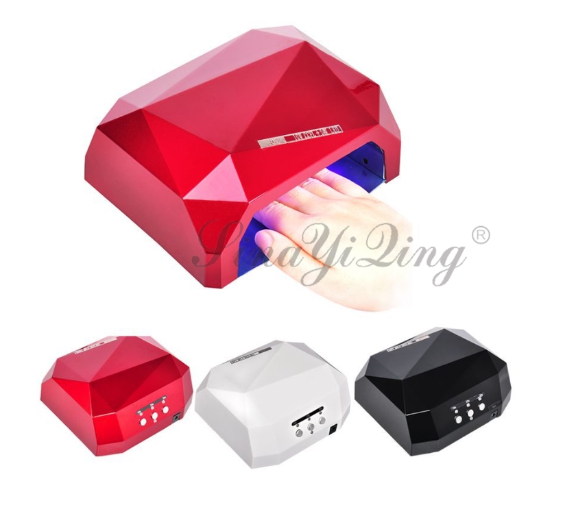 36W Diamond UV tube Led nail dryer portable nail lamp