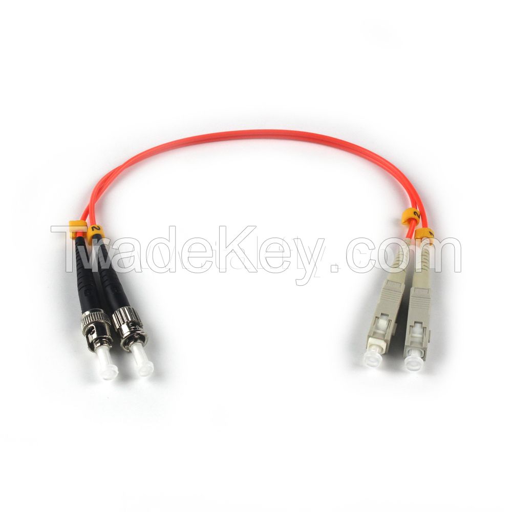 ST/UPC- SC/UPC DX MM Fiber Optic Patchcord