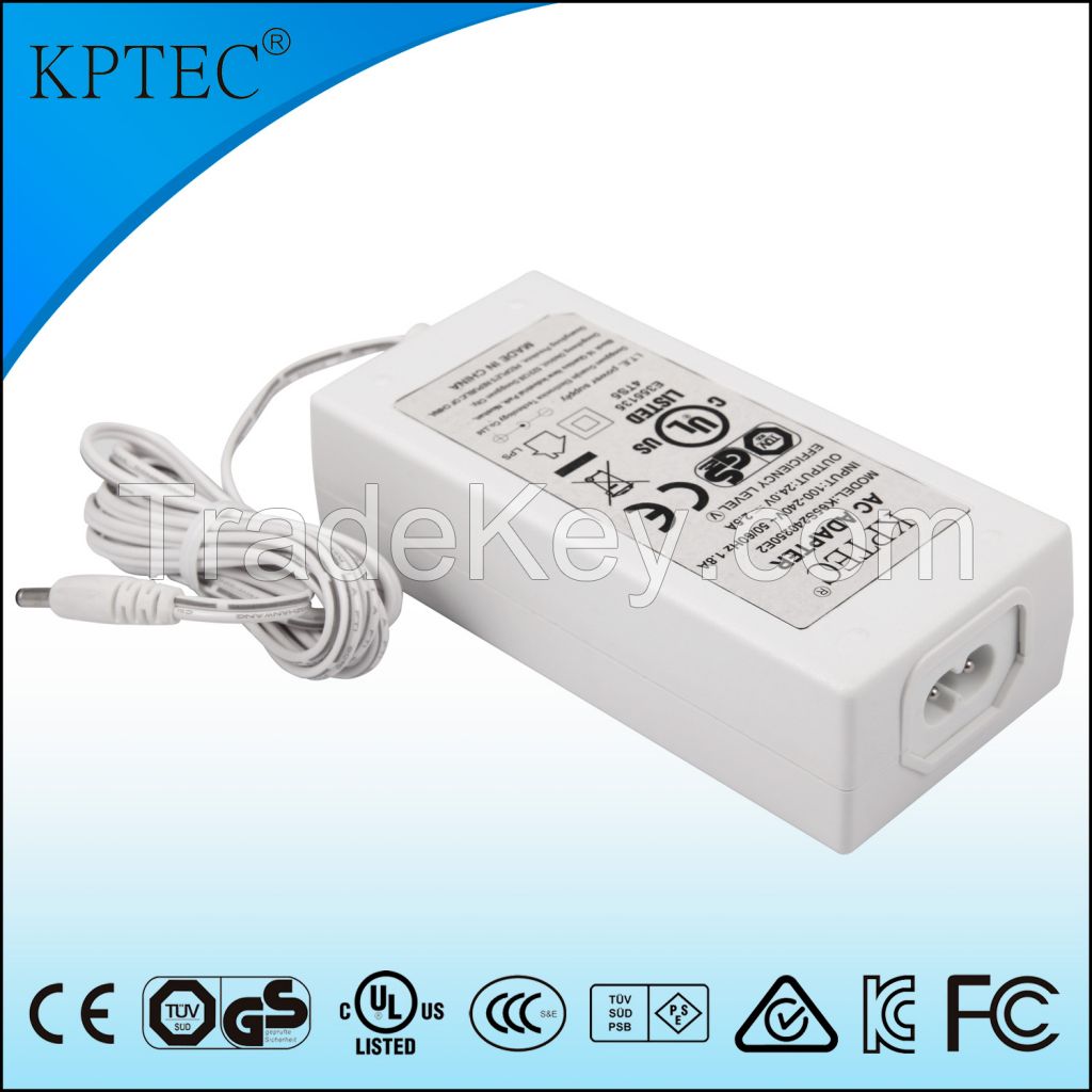 Desktop 60W 65W 100W Power Supply with UL Ce GS Certificates adapter