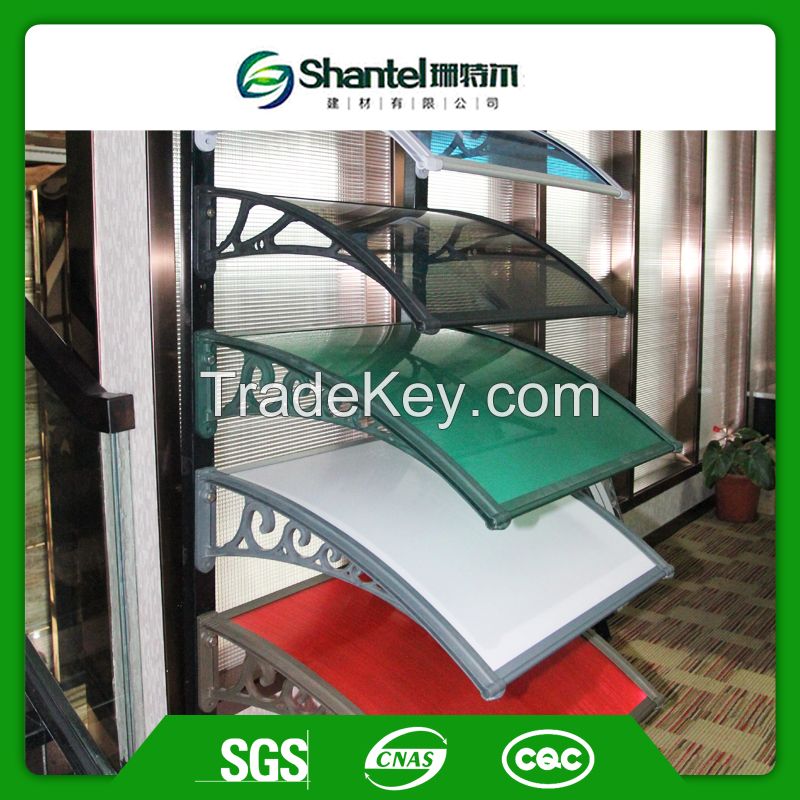 Polycarbonate Panel and PP brackets / Aluminum brackets Awning