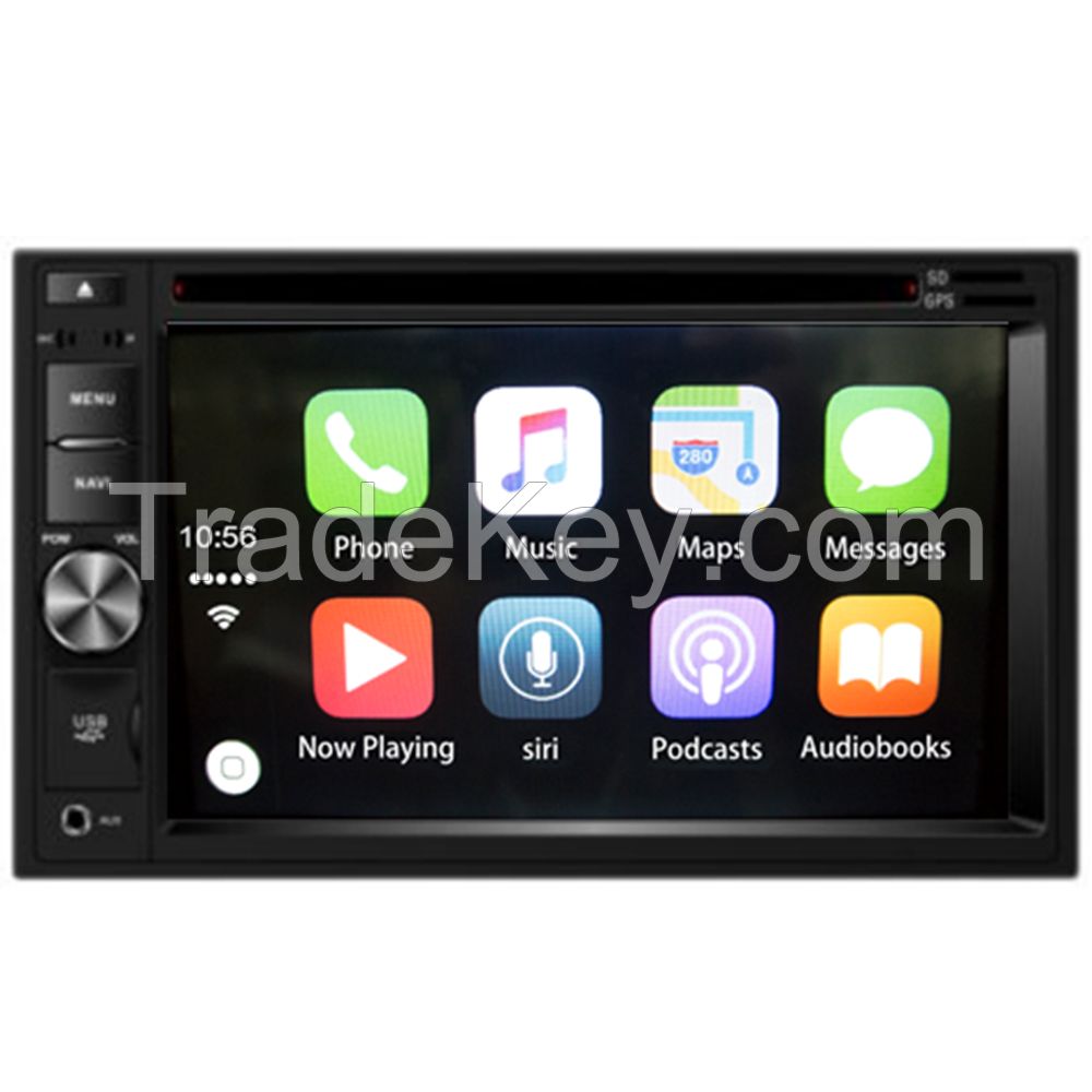 CAR 2 DIN 6.2&quot; TFT LCD/DVD/Bluetooth/CarPlay							 							