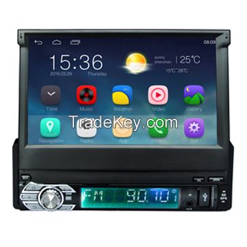 Android 4.4 CAR 1 DIN 7&quot; Flip down TFT LCD/Bluetooth/GPS