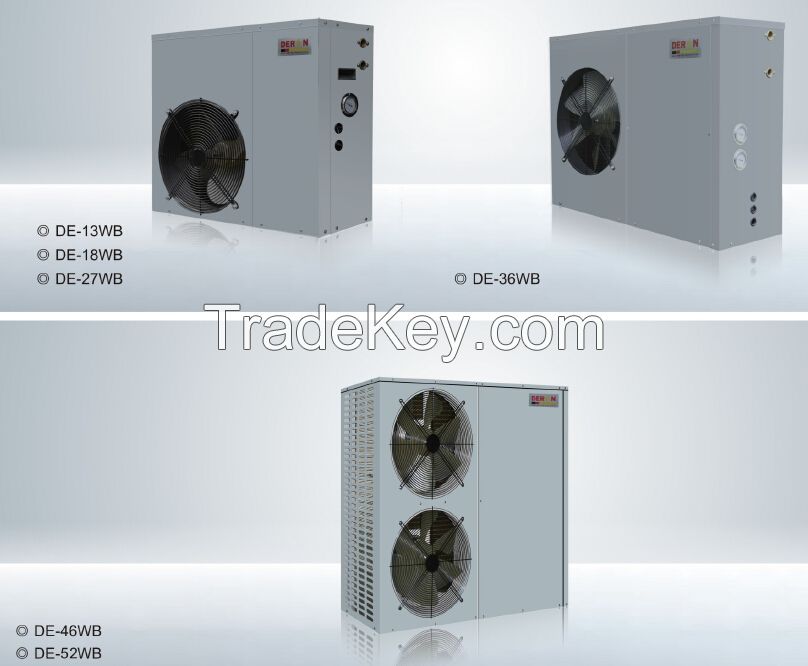 heat pump with circulation pump inside