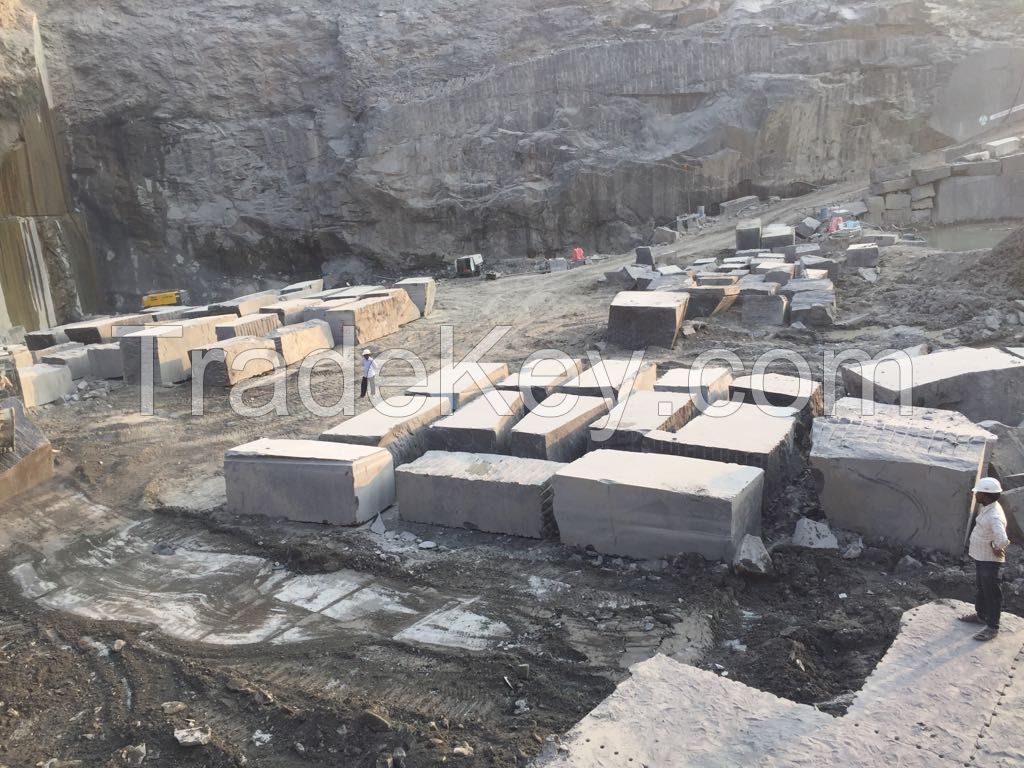 Black galaxy granite rough blocks