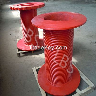 Lebus Grooved Geometry Drum for Crane Winch