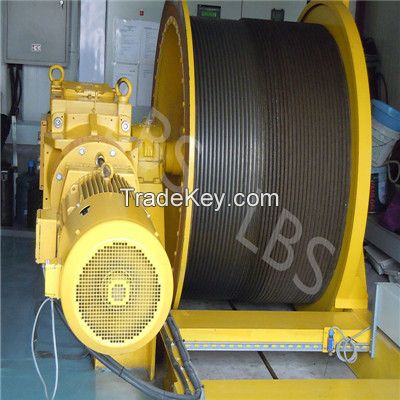 Electric Lifting Winch with Spooling Device