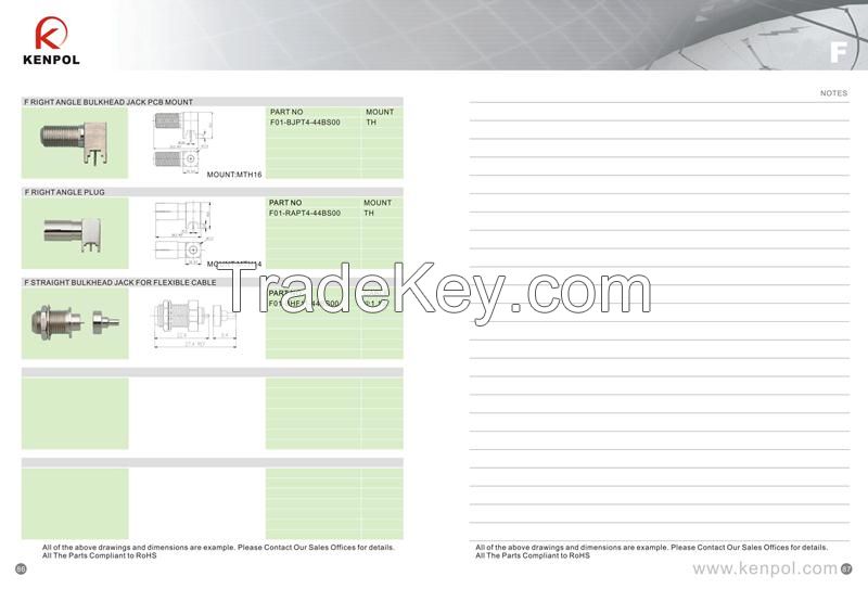 F CONNECTOR Multi-model series for cable