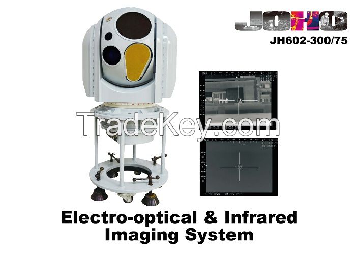 JH602-300/75Multi-Sensor Electro-optical Infrared (EO/IR) Tracking Camera System