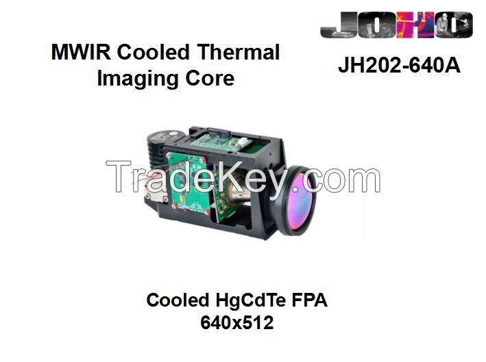 Mwir Cooled Infrared Thermal Imaging Camera Module 640X512 Pixel