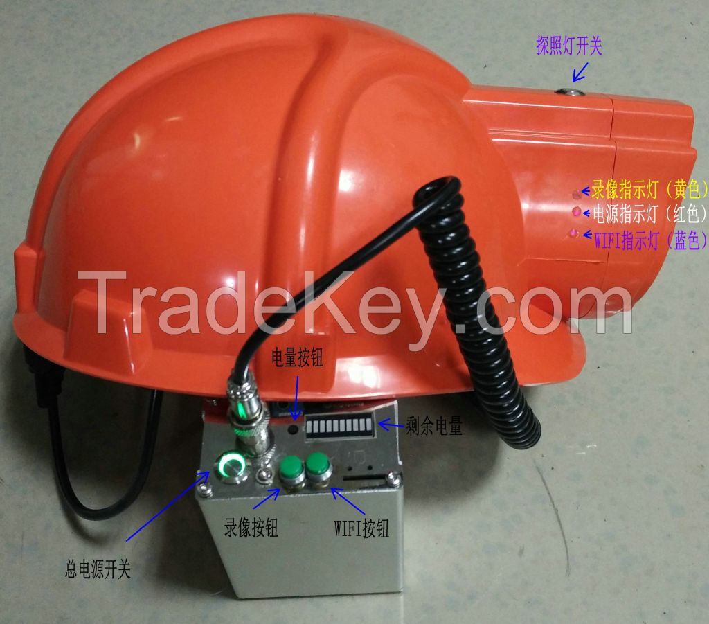 Smart 4G video ransmission helmet, construction site helmet, intelligent