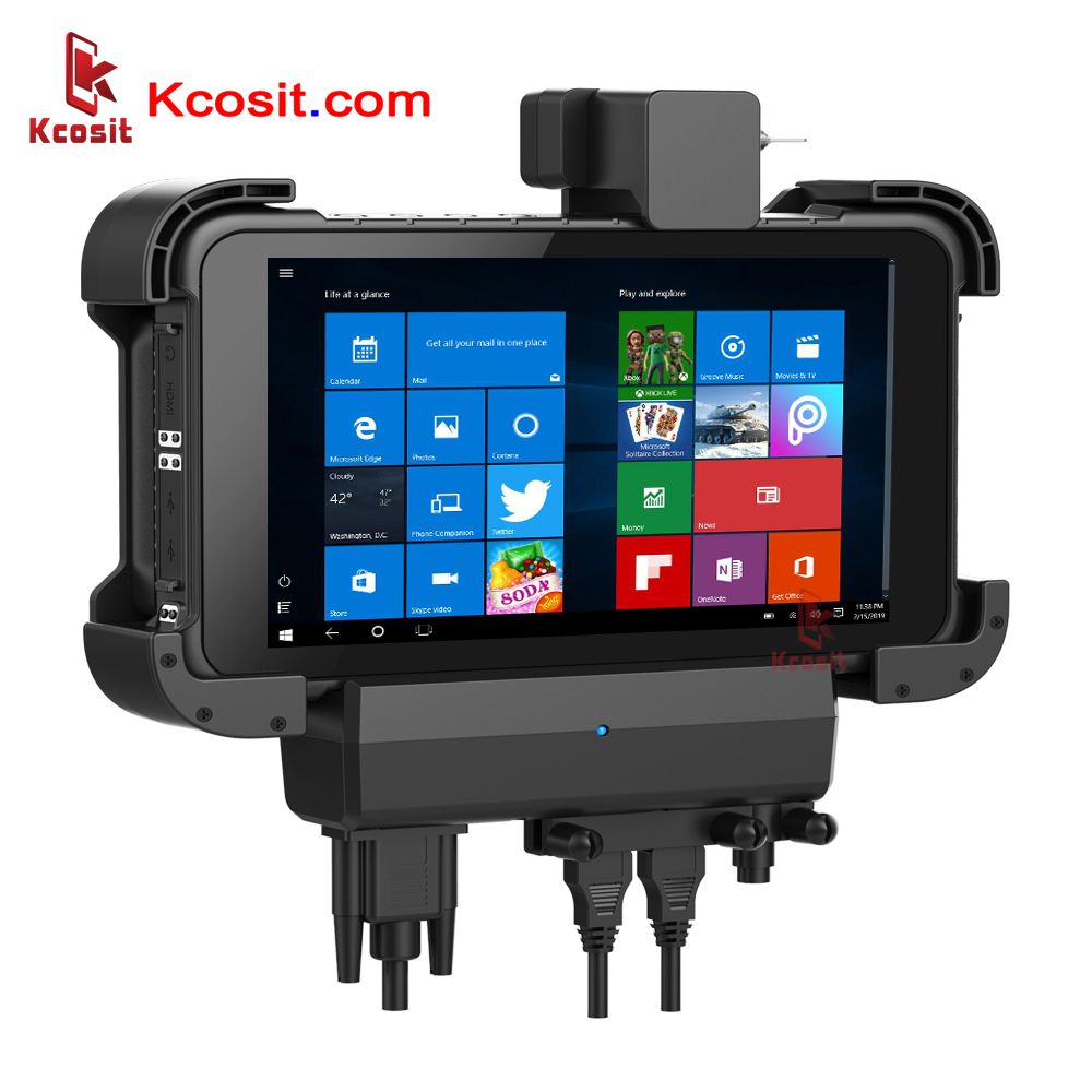 2020 China K86 Rugged Windows 10 Tablet PC Pro Computer RS232 USB IP67 Extrem Waterproof 8&quot; phablet USB2.0 Gps Forklift Driver