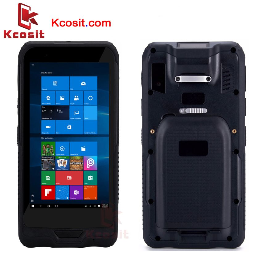 Kcosit K72H Windows 10 Tablet PC Mini Pocket Computer 6&quot; 4GB RAM 64GB ROM IP67 Rugged Waterproof 3G GPS 2D Barcode Scanner PDA