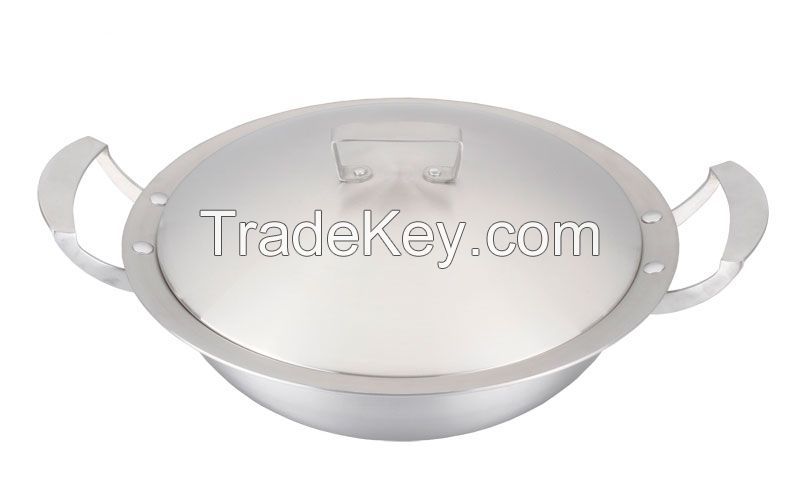 Stainless Steel Wok Kitchen Appliance Cookware 