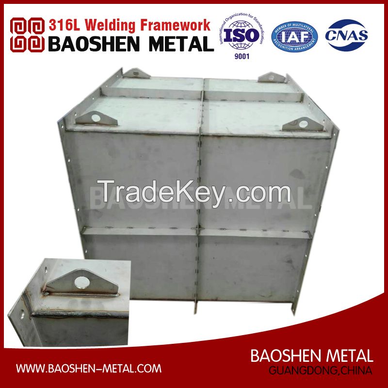 Ss 316L Sheet Metal Processing Stainless Steel Tank Cabinet Customized China Factory Made