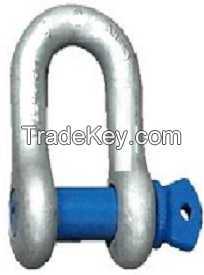 FERRETERRO HEAVY DUTY SHACKLES CARBON STEEL HARDENED 4:1 Capacity 1 Ton