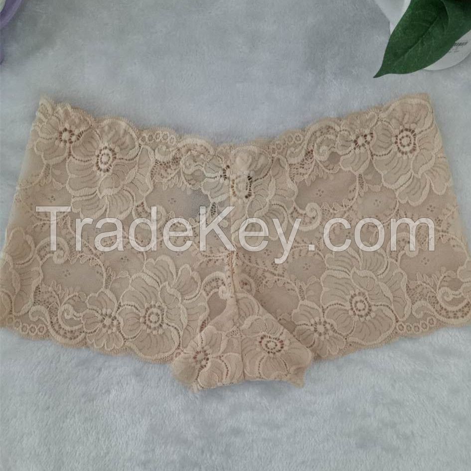 OEM China wholesale new style red sexy briefs lace spandex seemless bo