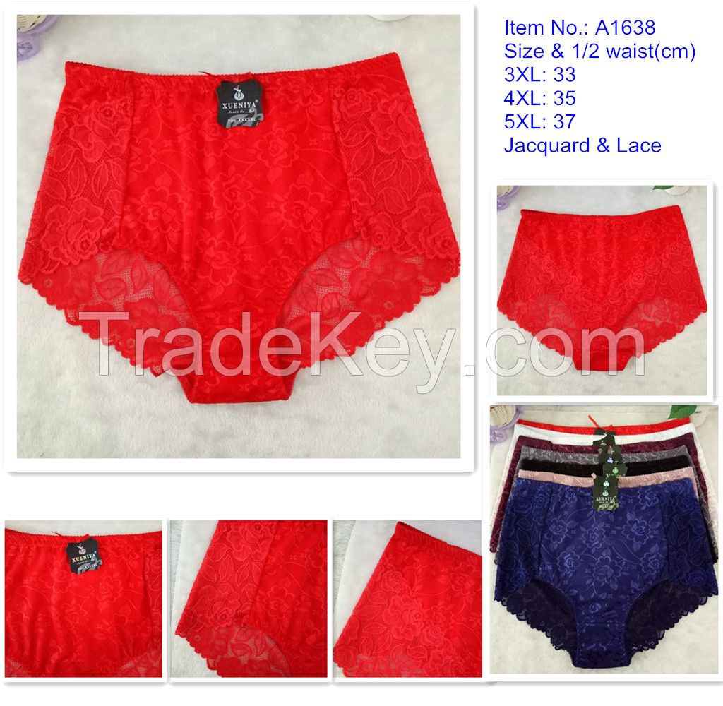 A1638 China plus size underwear panties for women sexy undergarments f