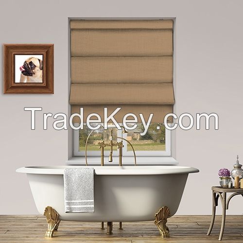 Controliss Turin Wheat battery powered roman blind