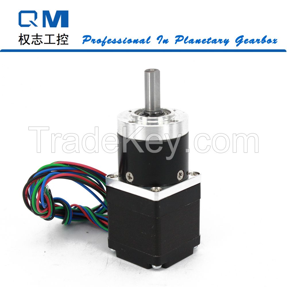 Planetary Gearbox Ratio 3~4:1 with NEMA 11 L=30mm Stepper Motor