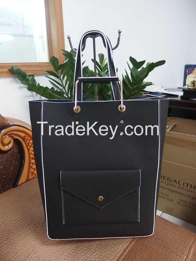 Genuine leather bag handbag leather hand bag