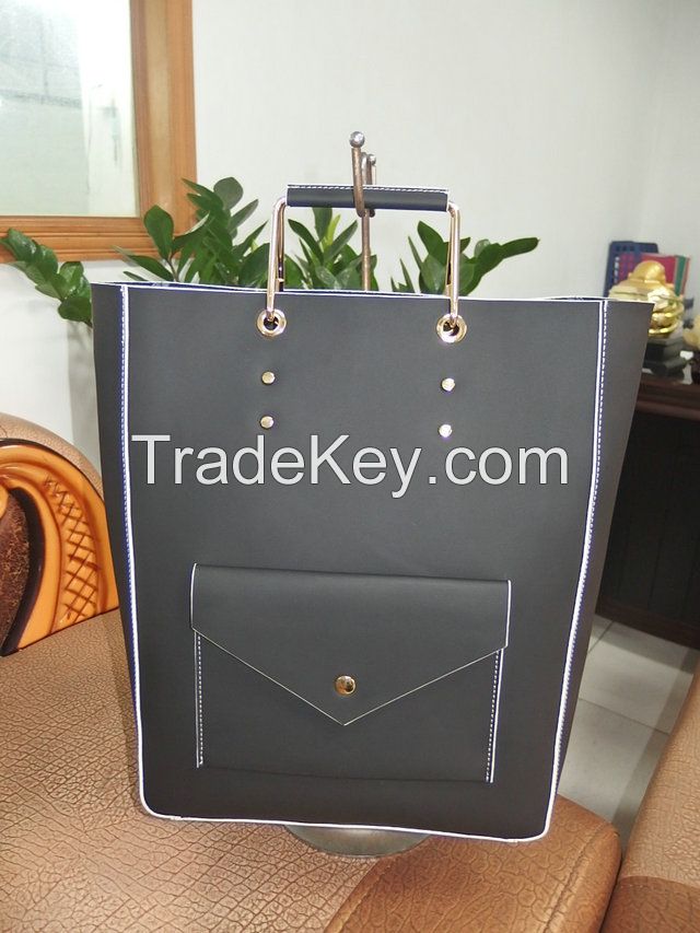 Genuine leather bag handbag leather hand bag