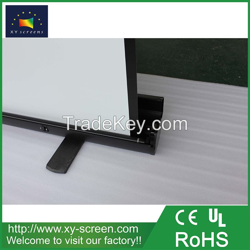 XYSCREEN easy installation commercial display 4:3 motorized floor rising projection screen pull up projector screen