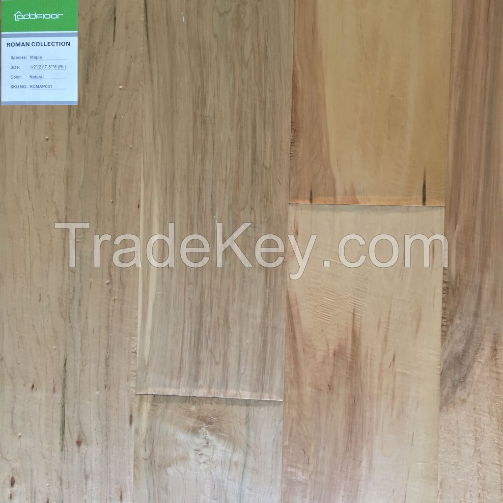 Maple  Engineered wood  flooring