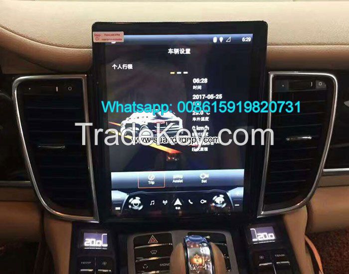 Porsche Panamera radio Car android wifi GPS navigation camera 10.4&amp;quot;