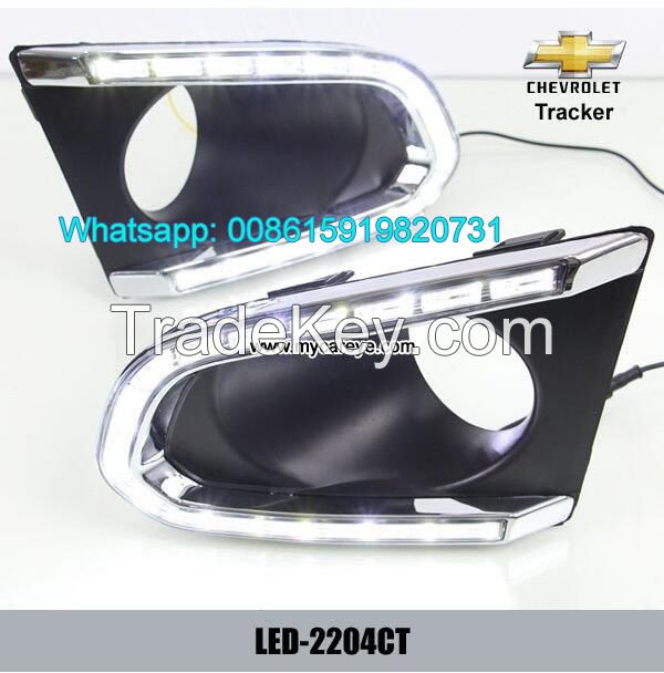 Car DRL car daytime running lights auto front daylight sale for Chevrolet Tracker