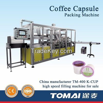 TM-F400L Automatic Kcup Coffee Capsule Packing Machine