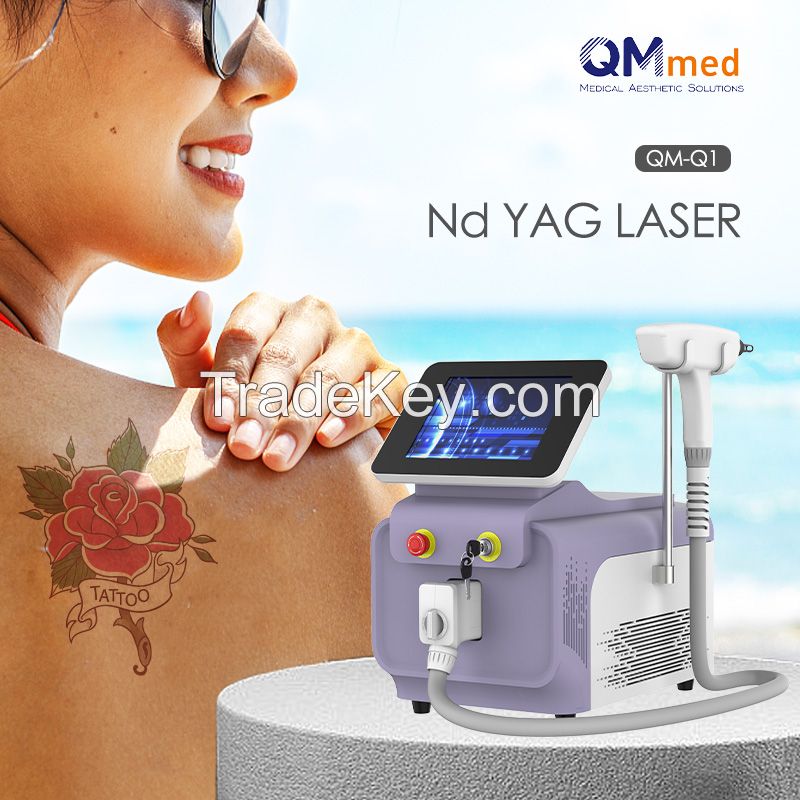 Portable Q-switch Nd:YAG Laser Tattoo Removal Pigmentation Removal Car