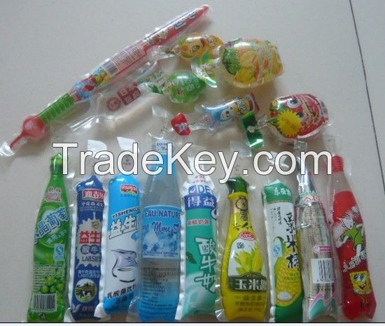 BOTTLE SHAPE PLASTIC BAGS