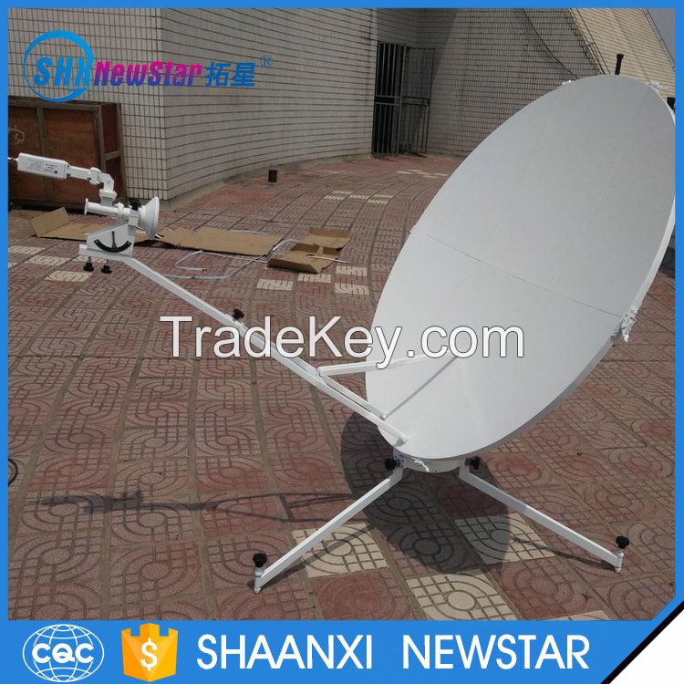 Ku band 120cm (4 feet) flyaway aluminum reflectors satellite dish antenna