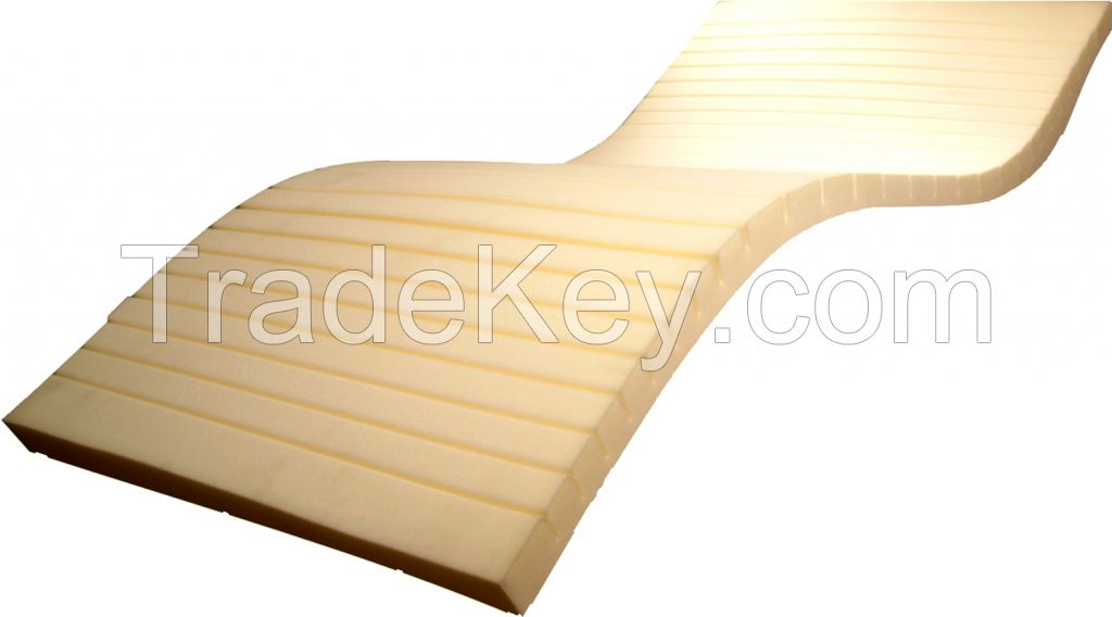 Certificated Hospital Foam Mattress with Rifflead Surface