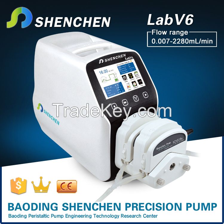 laboratory Flow rates peristaltic pump