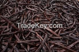 Black vanilla  beans , black Pepper , cooking spices