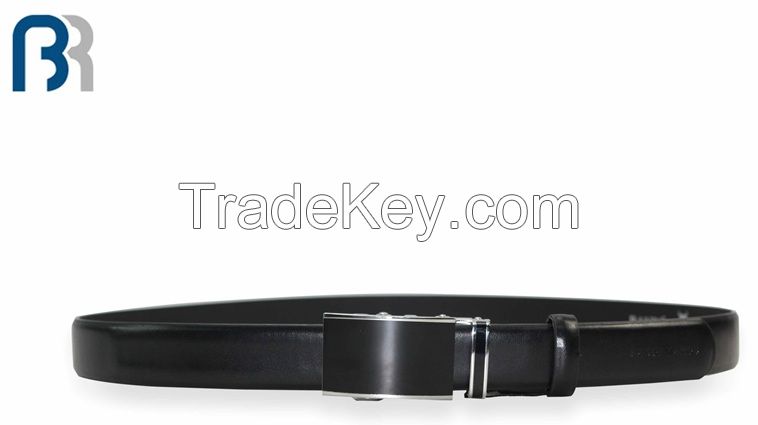 Men's Autolock Embossed Feather Edge PU Belt