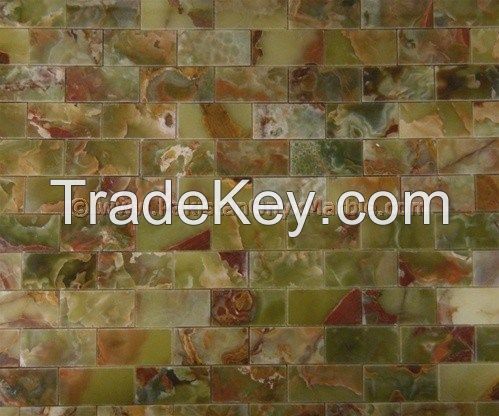 MULTI GREEN ONYX TILES COLLECTION